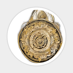 Golden Spiral Mandala Artwork No. 765 Magnet